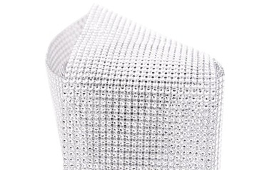 Wstążka Pas Diamentowy z kryształów 12cm/9m 5kolor