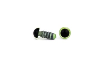 Safety eyes bezpieczne oczy zaciskowe do maskotek 8mm zielone
