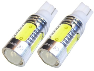 T10 LED W5W 5 x COB CREE mega MOC DRL 12V 24V 15W