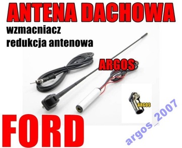 ANTENA DACHOWA FORD FOCUS MONDEO WZMACNIACZ + WTYK