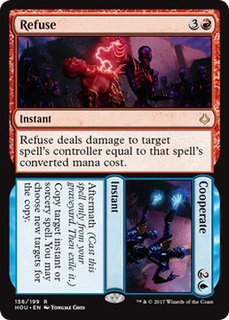 MTG 2x Refuse / Cooperate (Rare)