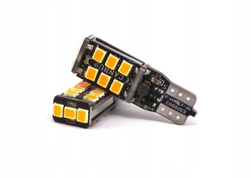 LED T10 pomarańczowa 10-18V CANBUS W5W W3W 560lm