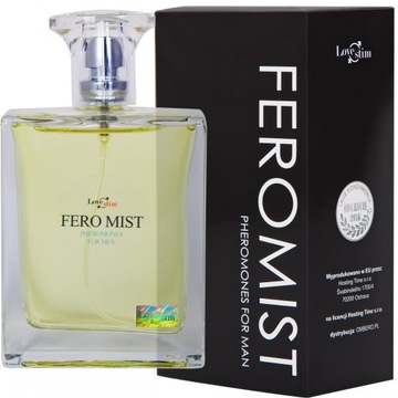 NOWE MOCNIEJSZE FEROMONY FEROMIST MĘSKIE 100ML