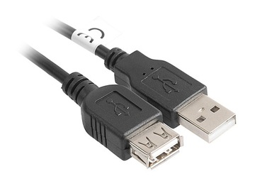 RJR8 PRZEDŁUŻENIE USB 2.0 DŁUGOŚCI 3 METRÓW BLACK!