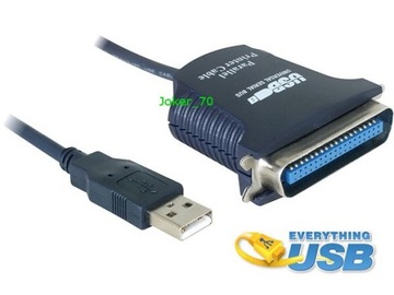 ПРОВЕРЕННЫЙ 36-контактный АДАПТЕР USB 2.0 на LPT «папа»