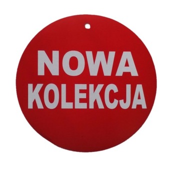 NOWA KOLEKCJA CZERWONA OKRĄGŁA KOŁO 24 TABLICA BIG