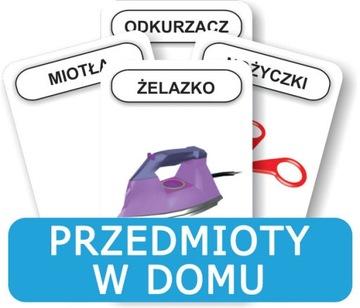 KOMLOGO karty logopedyczne memory PRZEDMIOTY DOMU