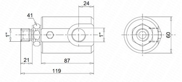 ПОВОРОТНЫЙ УГЛОВОЙ ГИДРАВЛИЧЕСКИЙ СОЕДИНИТЕЛЬ GGL-1