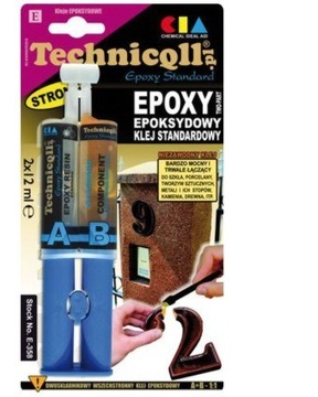 KLEJ EPOKSYDOWY STANDARDOWY 2 x 12ml-TECHNICQLL