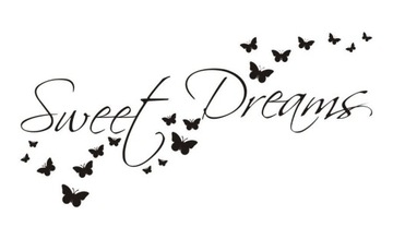 Napis na ścianę słodkich snów - Sweet Dreams - 48