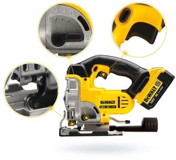 Лобзик 18В 2 аккумулятора 4Ач DeWALT DCS331M2 TSTAK VI