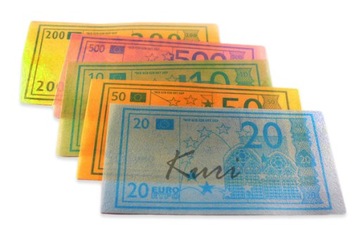 Wafle Opłatki pieniądze EURO banknoty 400szt