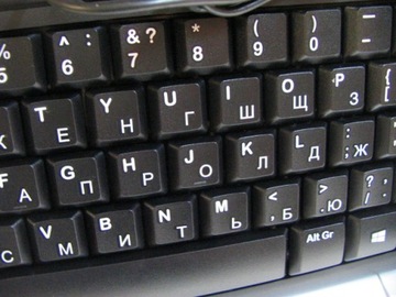 Клавиатура Logitech K120 Русская Украинская кириллица