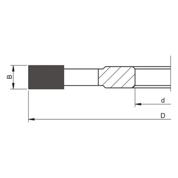 Фреза прямая Z=6 125x40x8 HM GLOBUS