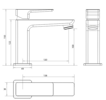 ПАРМА РАКОВИНА FATTER OMNIRES PM7410BL