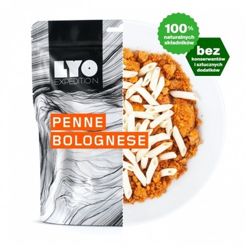 Liofilizat liofilizaty Lyo food Penne Boloński 500