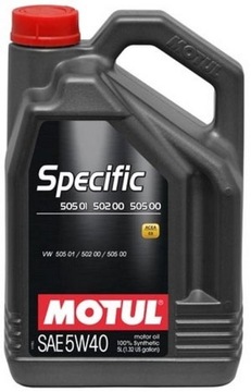 OLEJ MOTUL SPECIFIC 505 01 502 00 5W40 5L