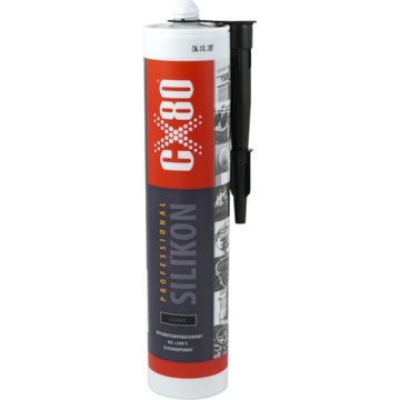 CX80 - Silikon professional czarny 310ml