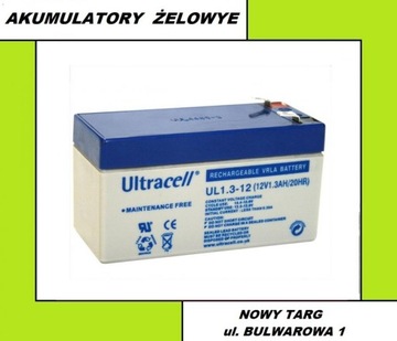 АККУМУЛЯТОР Ultrace GEL 12В 1,3Ач MERCEDES 1,2Ач