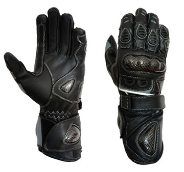 TSCHUL 210 RĘKAWICE SKÓRZANE CARBON SPORTOWE r. XS