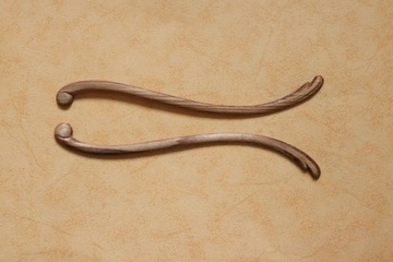 Dekor 21x3cm aplikacja sztukateria 2szt- D181