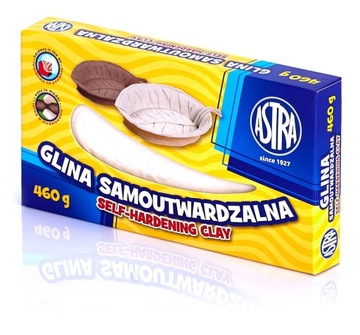 Glina samoutwardzalna biała 460g Astra