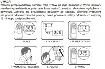 Тестер трезвости KEMOT AT567