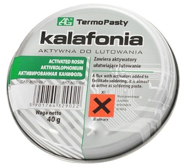 Kalafonia lutownicza do lutowania 40g AG