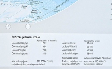 ŚWIAT MAPA ŚCIENNA POLITYCZNA/FIZYCZNA DWUSTRONNA