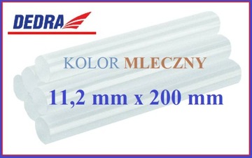 WKŁADY wkład KLEJOWY klej 11,2x200 mm MLECZNY!