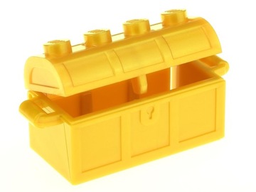 LEGO Skrzynia 4738a+4739a złota perłowa