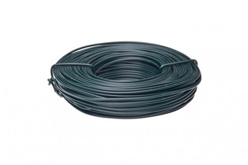 Drut powlekany PCV ogrodniczy ZIELONY - 1 mm 50 mb