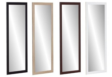 LUSTRO w ramie140x50 DĄB SONOMA BIAŁE WENGE CZARNE