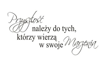 Napis na ścianę - Przyszłość należy do tych... 4