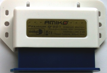 Przełącznik 2/1 DiSEqC 2.0 Amiko Premium D-201