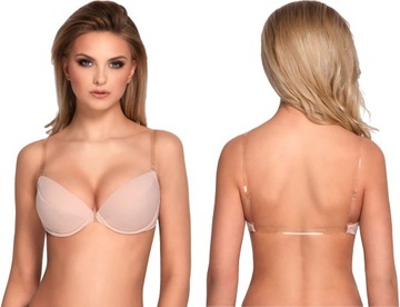 Biustonosz mega push-up 75C Primark biały (38543) - Afilia