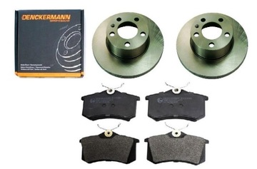 TARCZE KLOCKI AUDI A4 B6 B7 8E TYŁ 245mm KPL