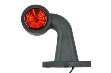 LAMPA OBRYSOWA GUMOWA LED FT-9D BIAŁO CZERWONA