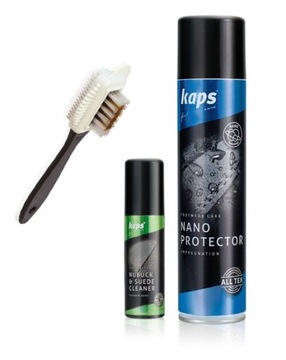 KAPS ZESTAW NANO IMPREGNAT + CLEANER + SZCZOTKA