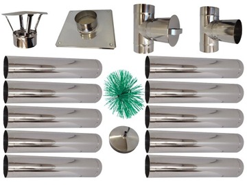 WKŁAD KOMINOWY GR.1mm / fi 120 żaroodporny 10m PRO