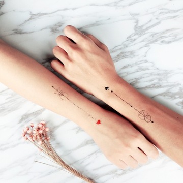 Paperself tatuaż konstelacja wzór damskie naklejki