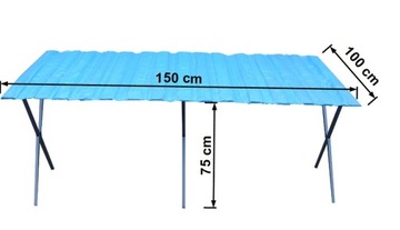 ТОРГОВЫЙ СТОЛ 150х100 РАМА НОЖКИ БАЗАР РЫНОК