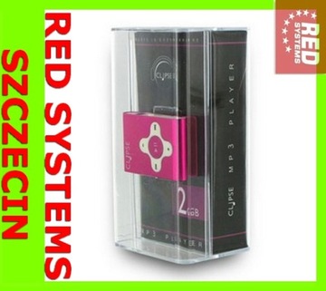 RED Shop MP3 2GB Наушники розовый розовый Щецин