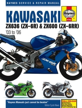 Езжу на мотоцикле Kawasaki ZX636B Kawasaki ZX-6R Ninja инструкция по ремонту