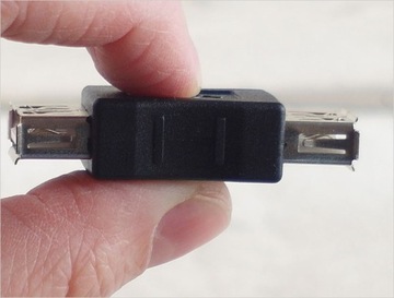 GNIAZDO A - USB GNIAZDO A ADAPTER ŁĄCZNIK USB