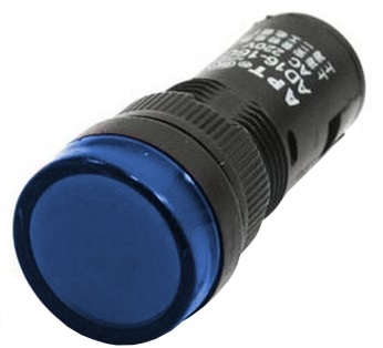 KONTROLKA LED 19mm NIEBIESKA 12V paragon fv(3751)