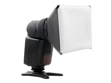 MINI SOFTBOX do lampy BŁYSKOWEJ, DYFUZOR PIXIO