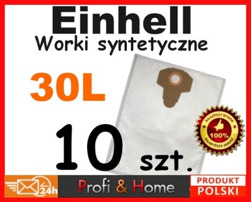 СУМКИ ДЛЯ EINHELL TC-VC 1930 S SYNTHETIC 30л 10 шт.