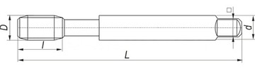 МАШИНА ДЛЯ НАРЕЗАНИЯ РЕЗЬБЫ M3 DIN371-B HSS-E