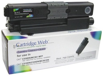 Toner Cartridge Web OKI C510dn C530dn MC561 BK